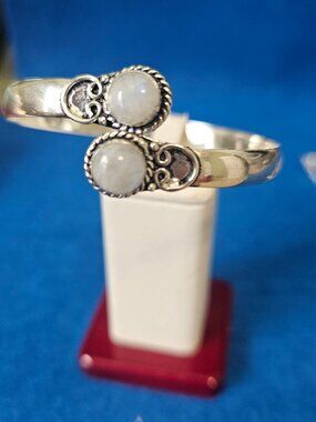 Unisex Moonstone Cuff Bracelet